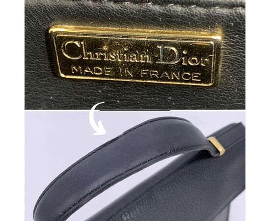 DIOR Borsa a Mano Vintage in Pelle Col. Nero M