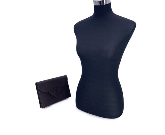 YVES SAINT LAURENT Pochette Vintage in Pelle Col. Marrone S