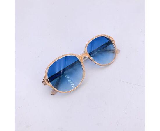 YVES SAINT LAURENT Occhiali da Sole Vintage in Acetato Col. Beige