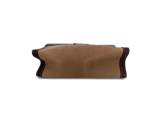 GUCCI Pochette Vintage in Pelle Col. Beige S
