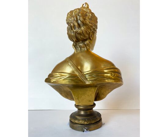 Busto Diana cacciatrice - J. Bulio | fine XIX sec.
