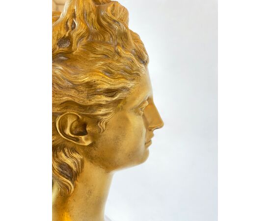 Busto Diana cacciatrice - J. Bulio | fine XIX sec.