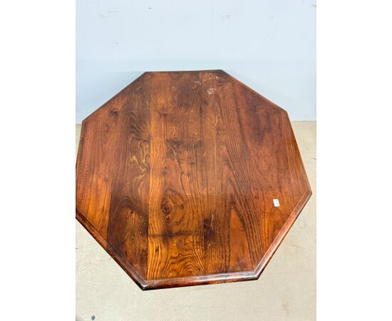 20th century walnut fratino-style coffee table, 76x54x72cm