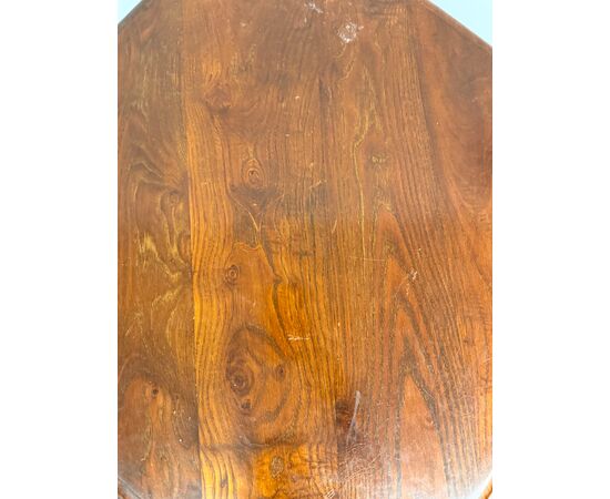 20th century walnut fratino-style coffee table, 76x54x72cm