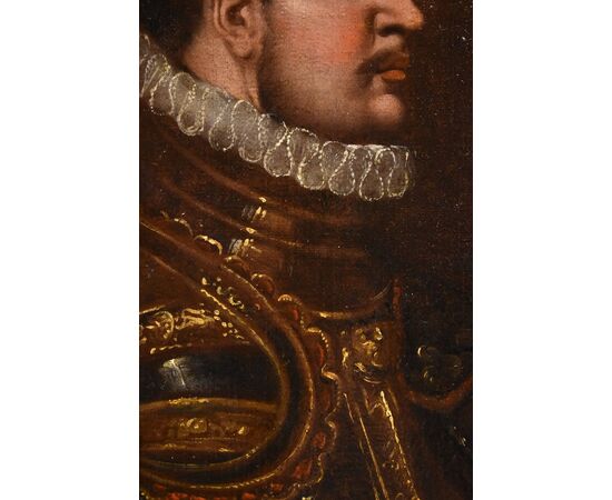 Portrait of a knight in armor, Venetian School of the early 17th century