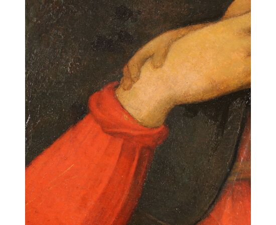Dipinto di Bartolomeo Neroni detto il Riccio Madonna con Bambino tra Sant' Ansano e Santa Caterina
