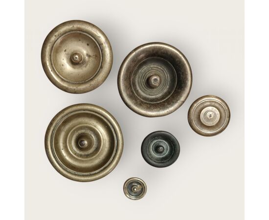 Wide assortment of antique doorknobs and furniture knobs