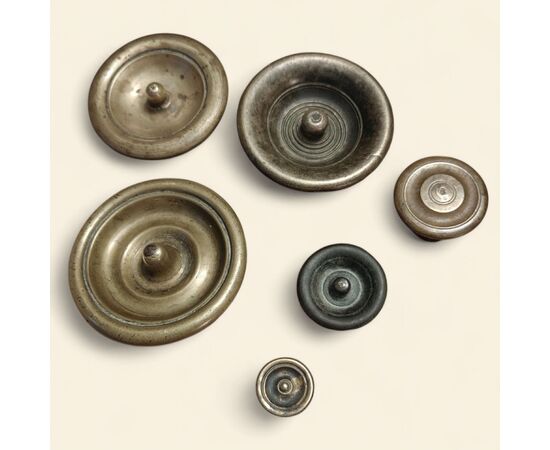 Wide assortment of antique doorknobs and furniture knobs