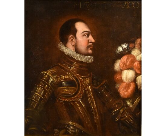 Portrait of a knight in armor, Venetian School of the early 17th century