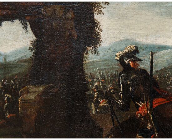 L'assedio di Montalcino, Girolamo Cenatiempo (documentato tra il 1705 e il 1742)