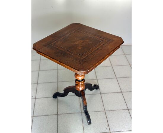 Inlaid Rolo coffee table, mid-19th century