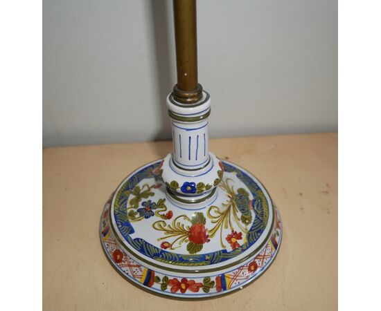 Lampada ad olio in ceramica CACF Faenza