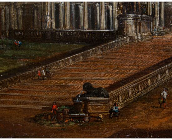 Salvatore Colonnelli Sciarra (Rome, first half of the 18th century), View of the Capitoline Hill