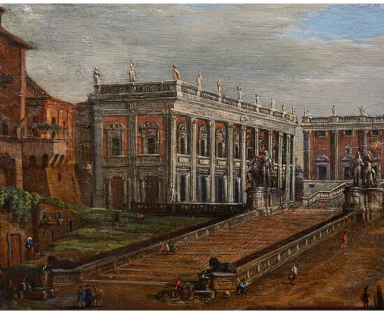 Salvatore Colonnelli Sciarra (Rome, first half of the 18th century), View of the Capitoline Hill