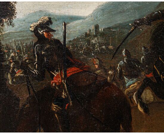 L'assedio di Montalcino, Girolamo Cenatiempo (documentato tra il 1705 e il 1742)
