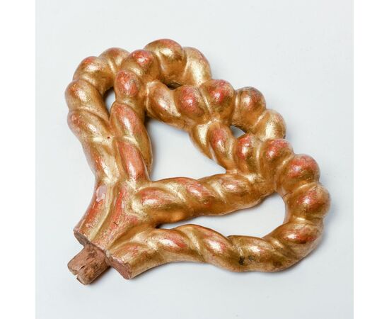 Coppia di fregi in legno dorato - O/4792/5 - 6 -