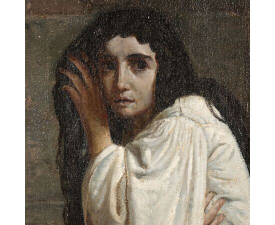 Dipinto 'Esmeralda nella Torre di Notre-Dame'