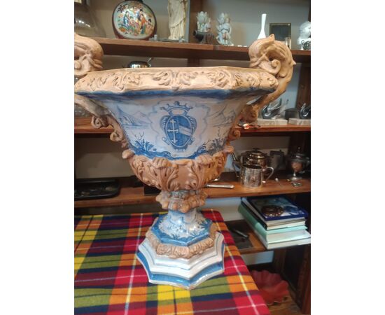 coppia di vasi in terracotta toscani h. 60