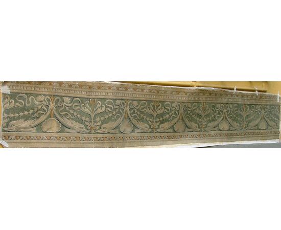 Boiserie dipinte su tela seconda metà XVIII secolo