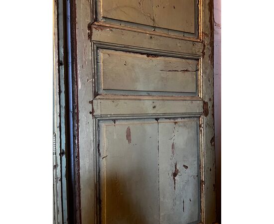 DARB245 - Boiserie laccata, da restaurare, epoca '800, misure cm L 222 x H 250