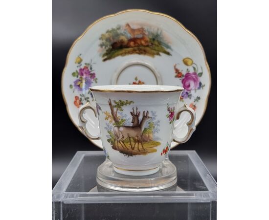 Late 18th century Dresden cup
