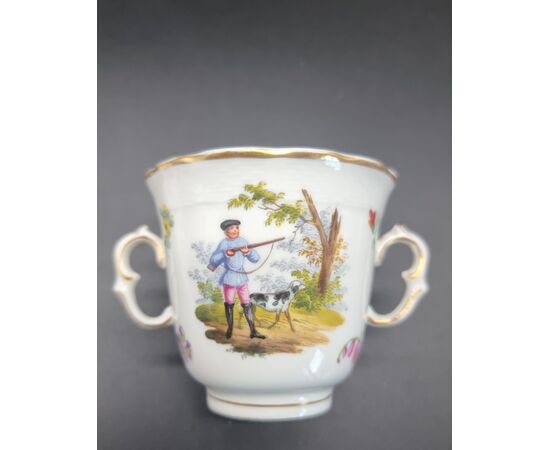 Late 18th century Dresden cup