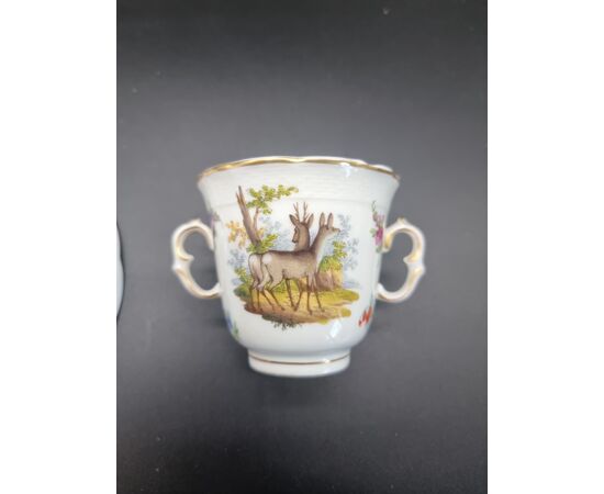 Late 18th century Dresden cup