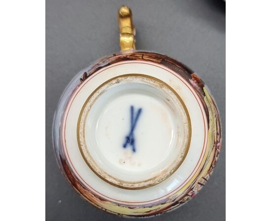 Tazza in oro Meissen 1720