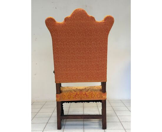 Trono seggiolone capotavola . Modena XVII secolo