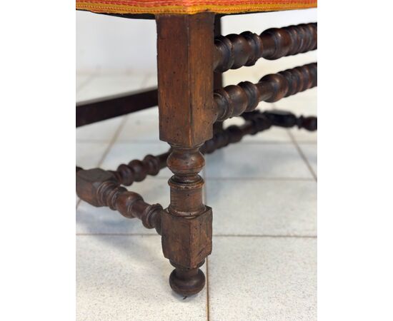 Trono seggiolone capotavola . Modena XVII secolo