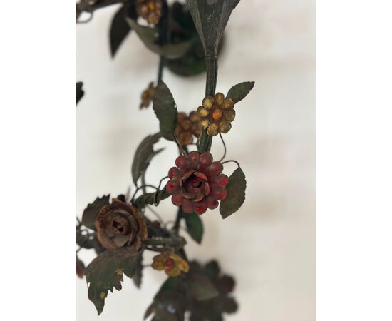 Applique Capodimonte cinque luci . Inizio XX secolo