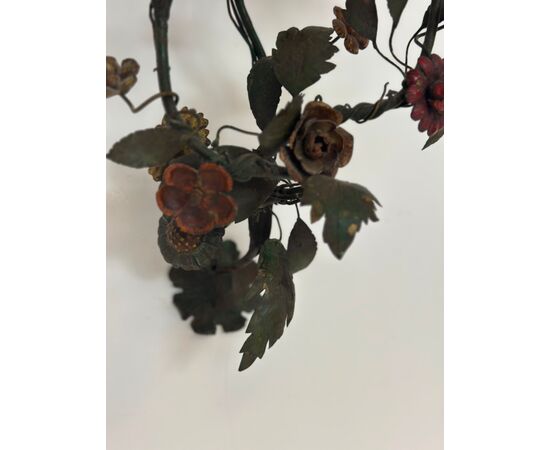 Applique Capodimonte cinque luci . Inizio XX secolo