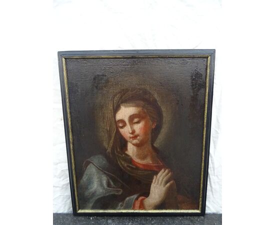 Dipinto olio su tela scuola italiana del XVII secolo Maria Maddalena