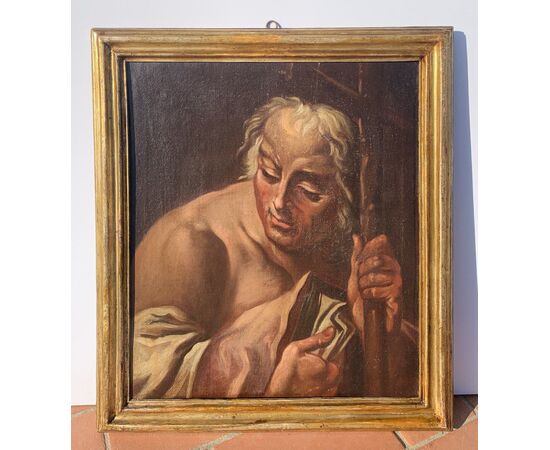 Giambattista Piazzetta (Venezia 1683 - Venezia 1754) cerchia di - Sei apostoli a mezzobusto.