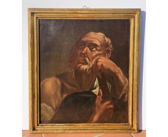 Giambattista Piazzetta (Venezia 1683 - Venezia 1754) cerchia di - Sei apostoli a mezzobusto.