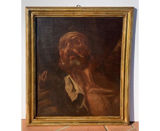 Giambattista Piazzetta (Venezia 1683 - Venezia 1754) cerchia di - Sei apostoli a mezzobusto.