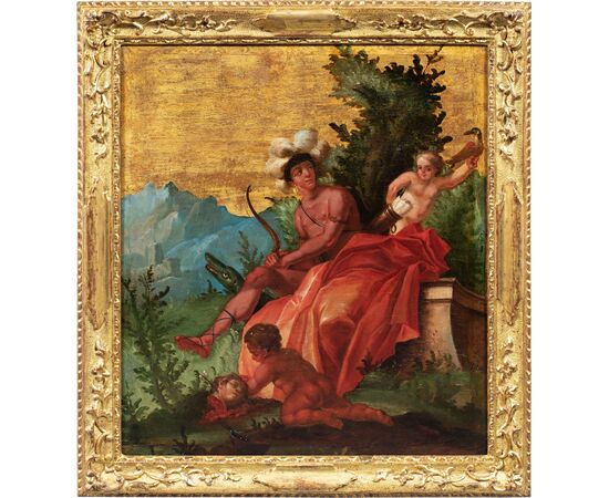 Pittore veneziano (XVIII sec.) - Allegoria dell’Asia e Allegoria dell’America.