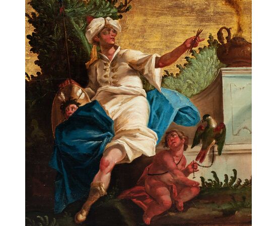 Pittore veneziano (XVIII sec.) - Allegoria dell’Asia e Allegoria dell’America.