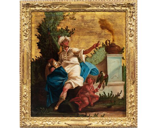 Pittore veneziano (XVIII sec.) - Allegoria dell’Asia e Allegoria dell’America.
