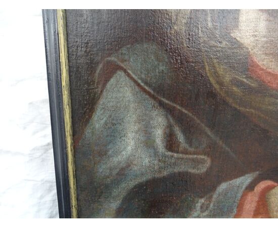 Dipinto olio su tela scuola italiana del XVII secolo Maria Maddalena