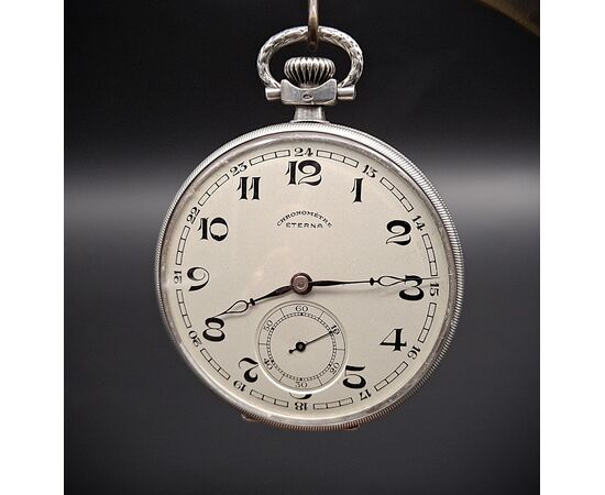 Eterna Chronometre pocket watch, 1930