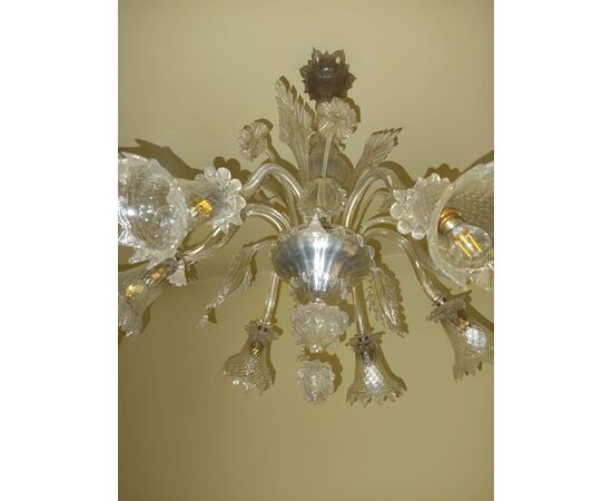 Lampadario in vetro di Murano