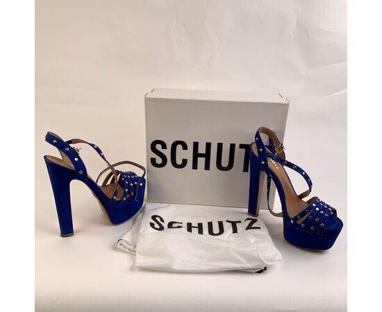Schutz Scarpe con Tacco in Pelle Scamosciata Col. 39 Schutz Scarpe con Tacco in Pelle Scamosciata Col. 39