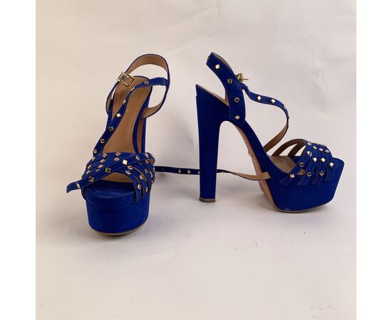 Schutz Scarpe con Tacco in Pelle Scamosciata Col. 39 Schutz Scarpe con Tacco in Pelle Scamosciata Col. 39