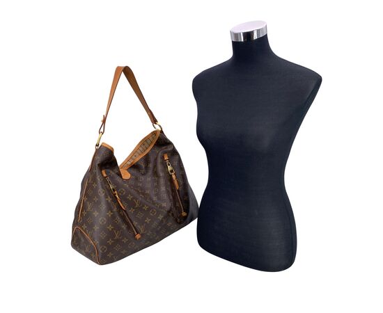 LOUIS VUITTON Borsa Shopper in Tela Col. Marrone Delightful L