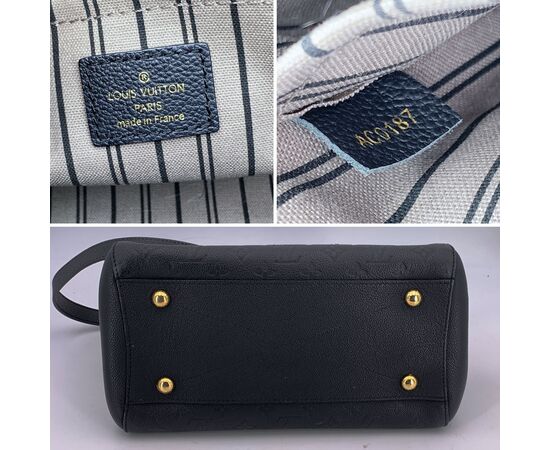 LOUIS VUITTON Borsa Shopper in Pelle Col. Nero Montaigne M