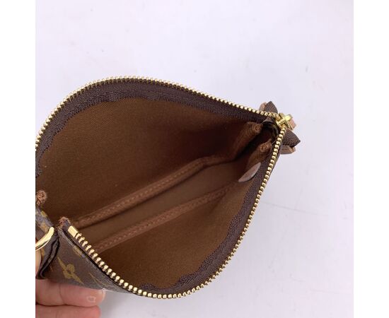 LOUIS VUITTON Pochette in Tela Col. Marrone Pochette Accessoire S