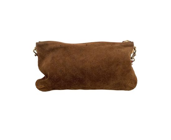 LOUIS VUITTON Borsa a Tracolla in Camoscio Col. Marrone Onatah S