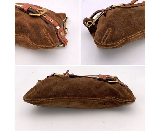 LOUIS VUITTON Borsa a Tracolla in Camoscio Col. Marrone Onatah S