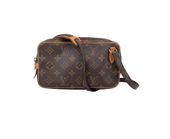 LOUIS VUITTON Borsa a Tracolla Vintage in Tela Col. Marrone Marly S